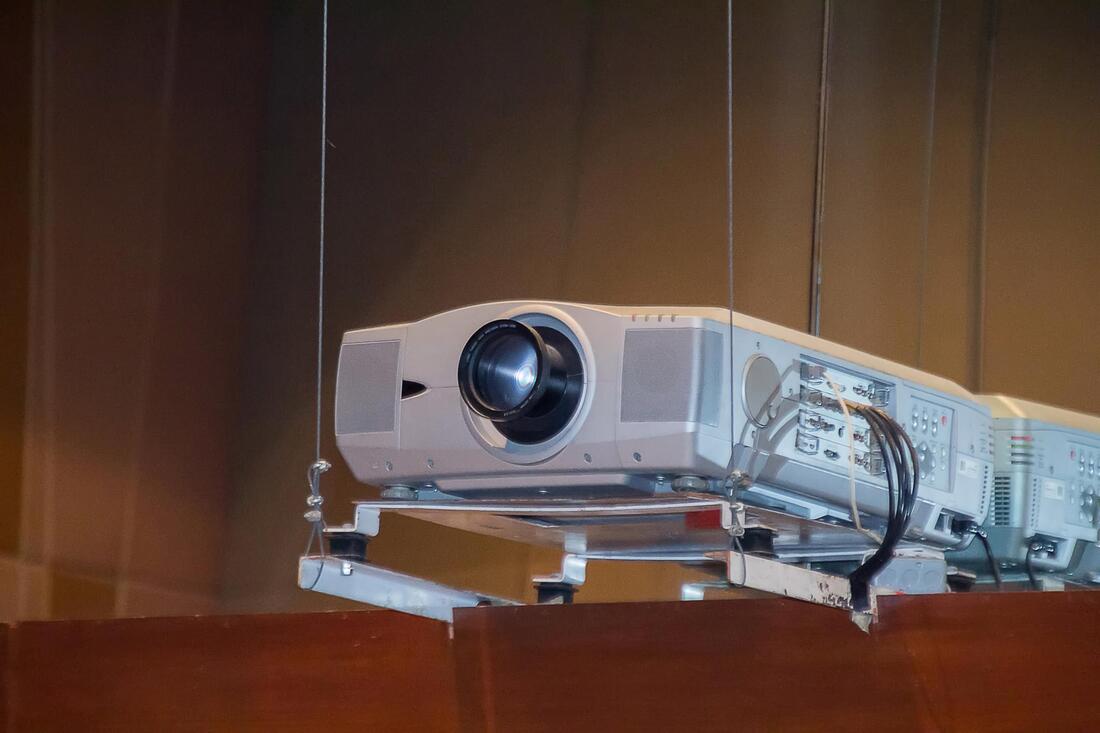 projector installation when done 
